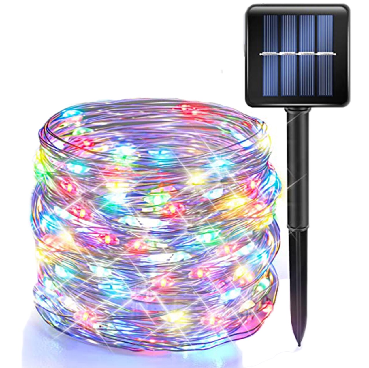 Perfect Holiday Solar Powered 200 LED Copper Wire Fairy Light